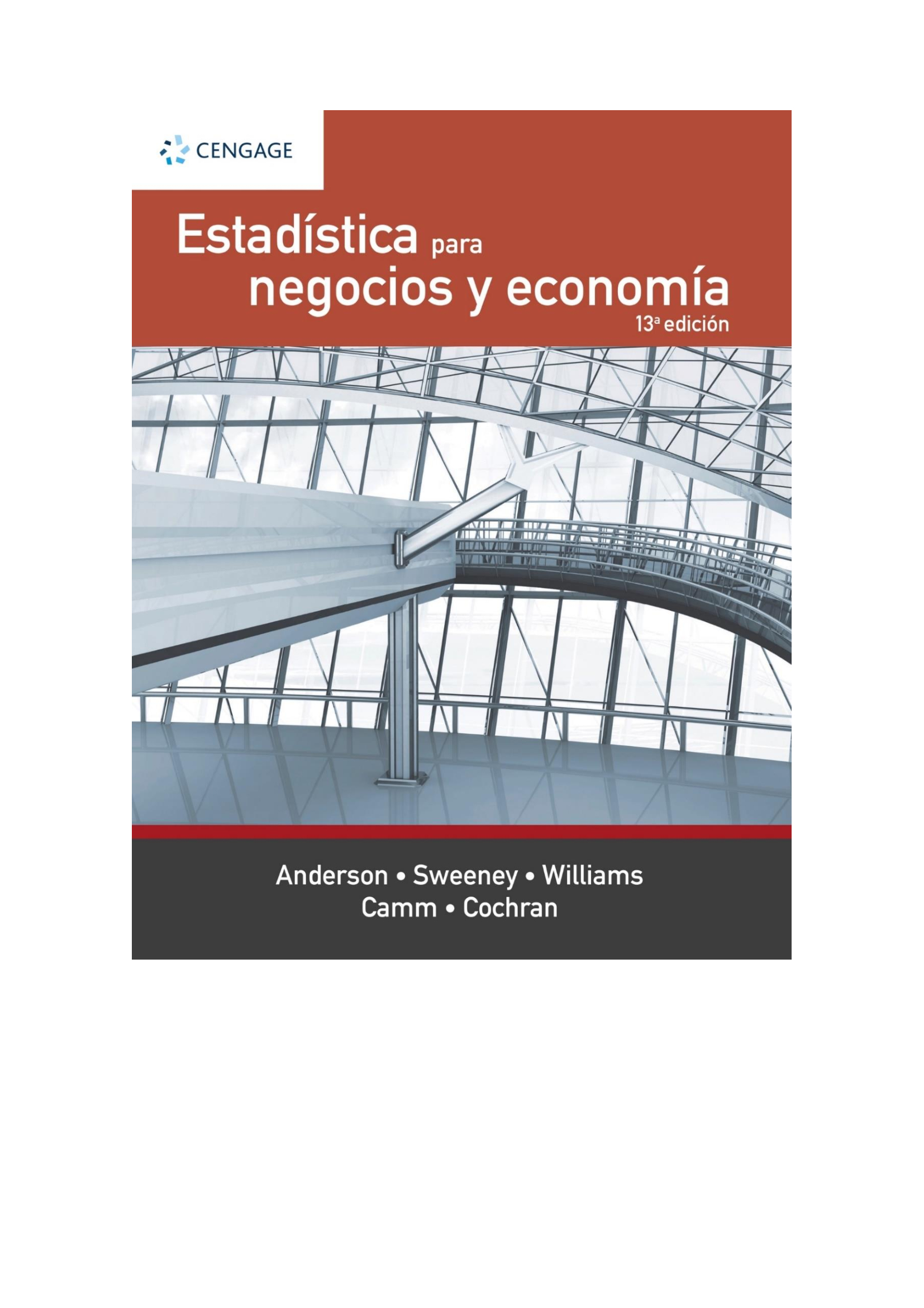Estadística para negocios y economía /David R. Anderson, Dennis J ...